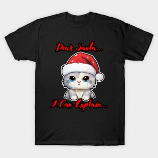 Dear Santa I Can Explain T-Shirt